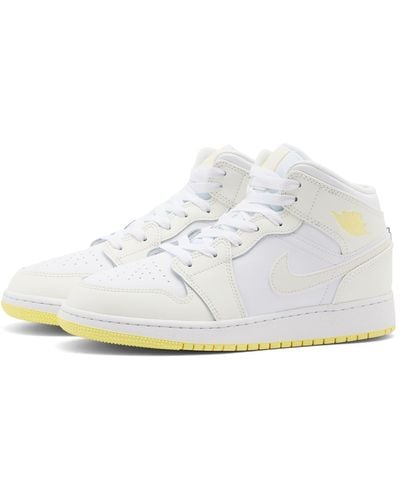 Nike 1 Mid Fund Gs Trainers - White