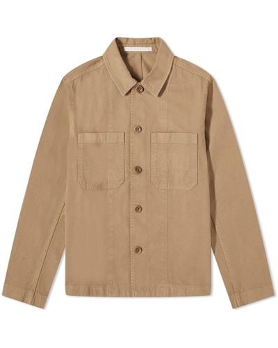 Norse Projects Tyge Broken Twill Chore Jacket - Natural
