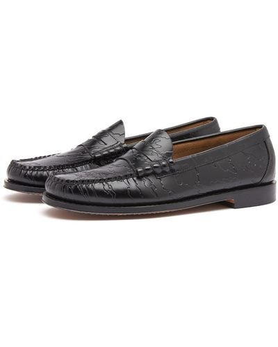 G.H. Bass & Co. Gh Bass X Maharishi Larson Penny Loafer Leather - Black