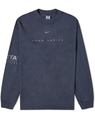 Nike X Nocta Nrg Long Sleeve Mock Neck T-shirt - Blue
