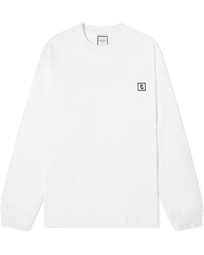 WOOYOUNGMI Long Sleeve Back Logo T-Shirt - White