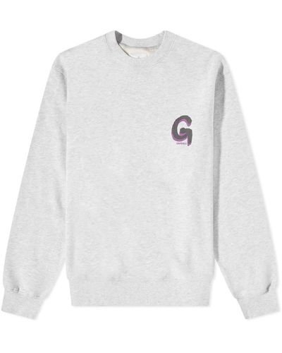 Gramicci Big G Logo Crew Sweat - White