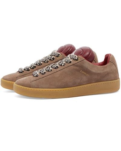 Lanvin X Future Padded Curb Lite Trainers - Brown