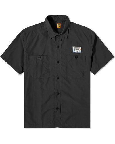 Human Made Short Sleeve Camping Shirt - Black