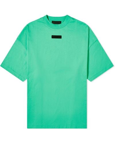 Fear Of God Spring Tab Crew Neck T-Shirt - Green