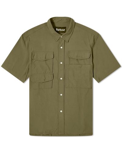 Barbour Lisle Safari Short Sleeve Shirt - Green