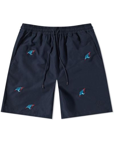 by Parra Running Pear Swim Shorts - Blue