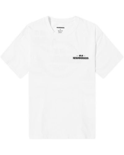 Neighborhood 4 Printed T-Shirt - White