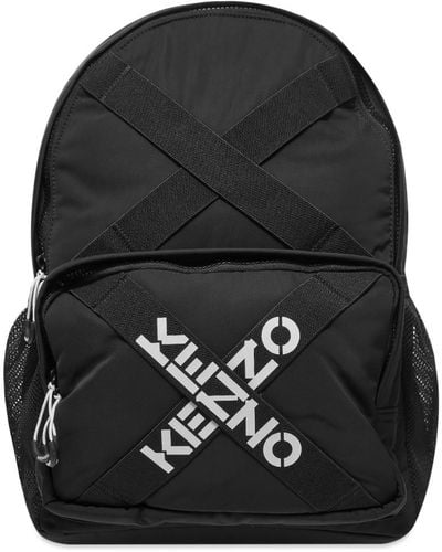 KENZO Taped Logo Backpack - Black