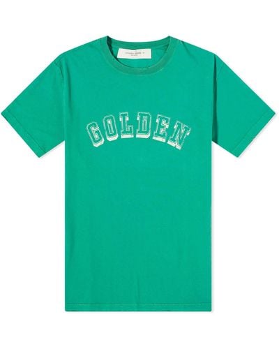 Golden Goose Golden Logo T-Shirt - Green