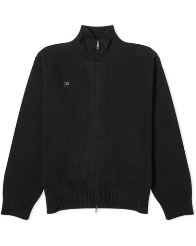 PANGAIA Recycled Cashmere Compact Zipped Jumper - Black