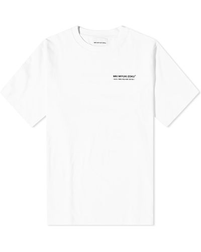 MKI Miyuki-Zoku Phonetic T-Shirt - White