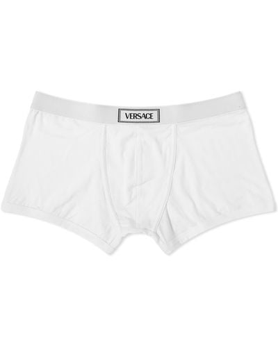 Versace Logo Boxer Trunk - White
