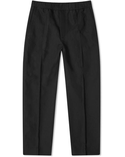 Lanvin Elasticated Tapered Trousers - Grey