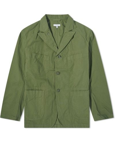 Engineered Garments Bedford Jacket Cotton Ripstop - Green