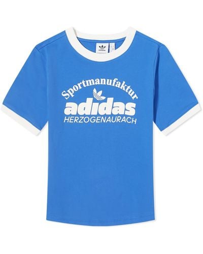 adidas Retro Graphics T-Shirt - Blue