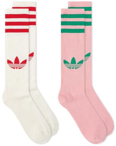 adidas Adicolor 70s Knee Sock - Pink