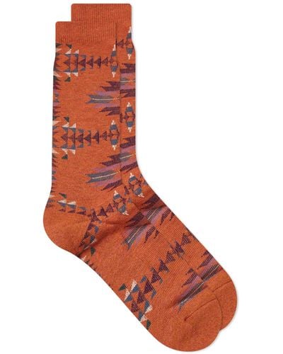 Anonymous Ism Native Crew Sock - Brown