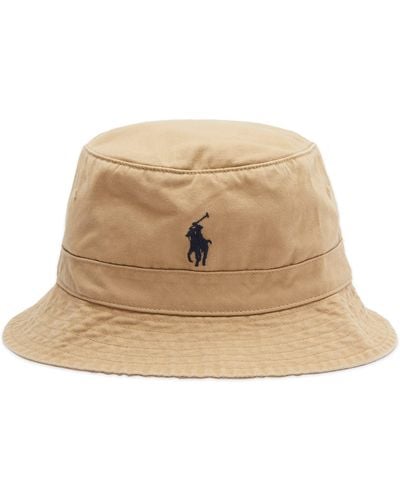 Polo Ralph Lauren Classic Bucket Hat - Natural