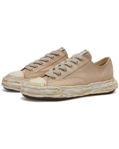 Maison Mihara Yasuhiro Peterson Original Sole Low Dyed Canva Sneakers - Natural