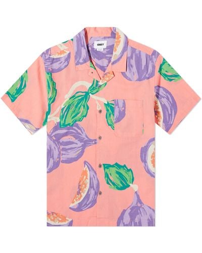 Obey Figs Vacation Shirt - Pink