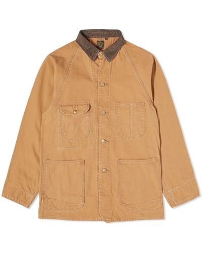 Orslow 1950's Duck Coverall Jacket - Natural