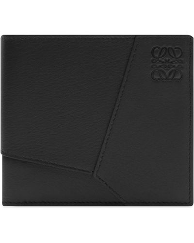 Loewe Puzzle Edge Bifold Wallet - Black