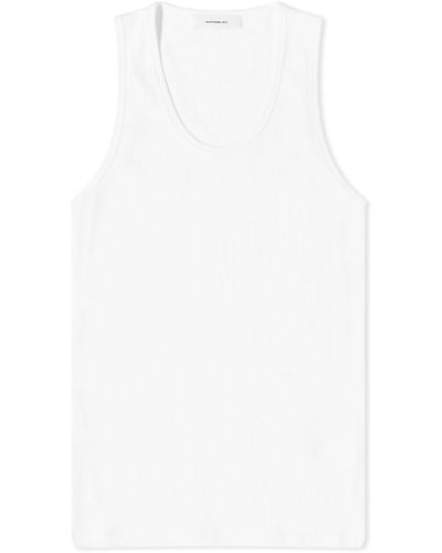 Wardrobe NYC Ribbed Tank - White