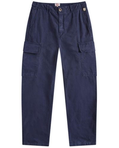 Armor Lux Cargo Trousers - Blue