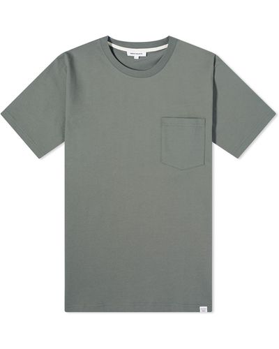 Norse Projects Johannes Organic Pocket T-Shirt - Grey