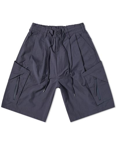 GOOPiMADE X Wildthings D-string Utility Shorts - Blue