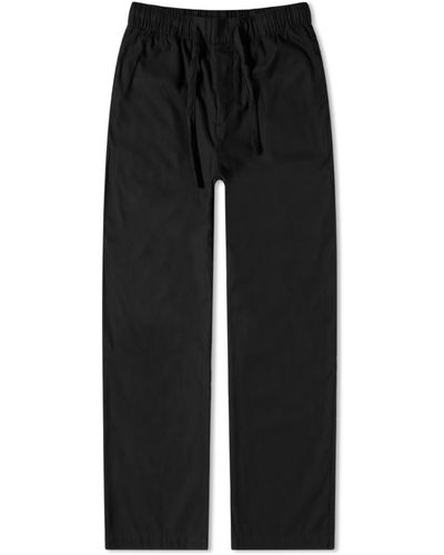 Tekla Flannel Sleep Pant - Black