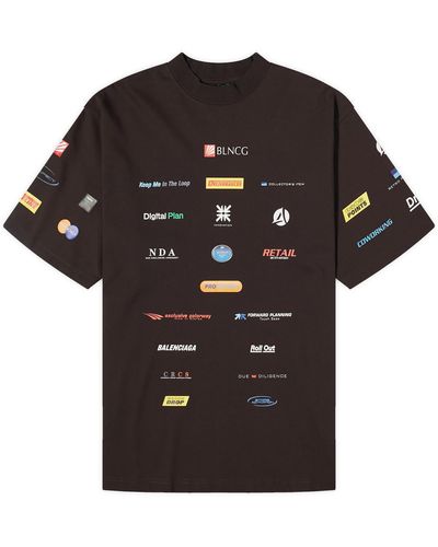 Balenciaga Business T-Shirt - Black