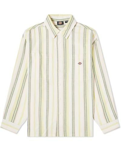 Dickies Glade Spring Stripe Overshirt - Natural