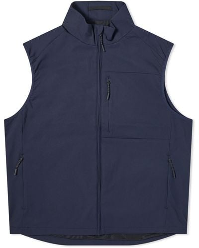 Norse Projects Birkholm Solotex Twill Vest - Blue