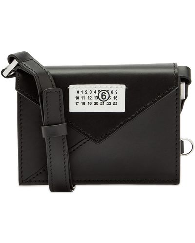 Maison Margiela Japanese Mini Crossbody Logo Bag - Black