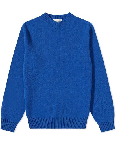 COUNTRY OF ORIGIN Supersoft Seamless Crew Knit - Blue
