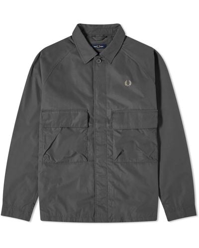 Fred Perry Utility Overshirt - Grey
