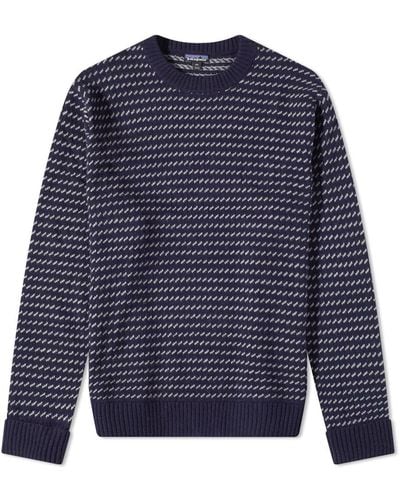 Patagonia Recycled Wool Crew Knit Classic - Blue