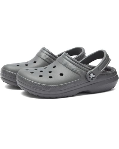Crocs™ Classic Lined Clogs From Finish Line - Grey