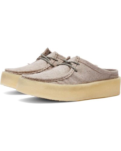 Clarks Wallabee Cup Lo Mule - Grey