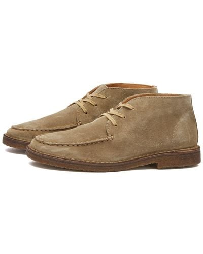 Drake's Crosby Moc Toe Chukka Boot - Brown