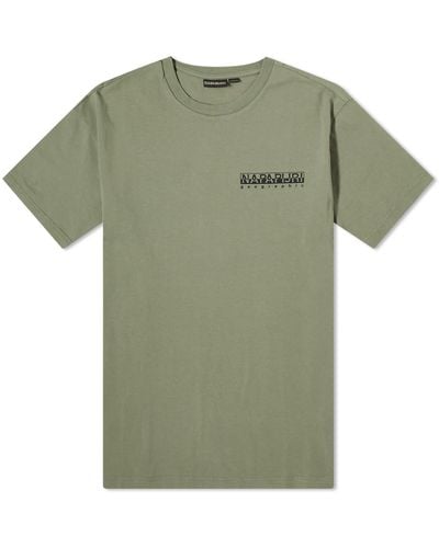 Napapijri Outdoor Utility T-Shirt - Green