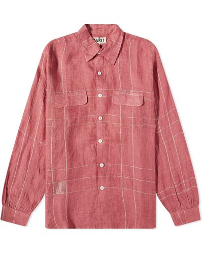 Karu Research Zari Shirt - Pink