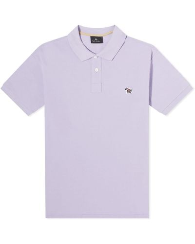Paul Smith Zebra Polo Shirt - Purple