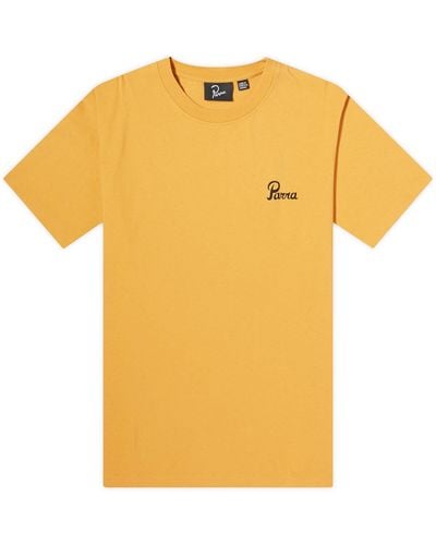 by Parra Swan To The Face T-Shirt - Yellow