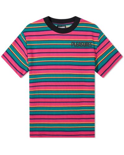 Pleasures Short Sleeve Outlier T-shirt - Pink