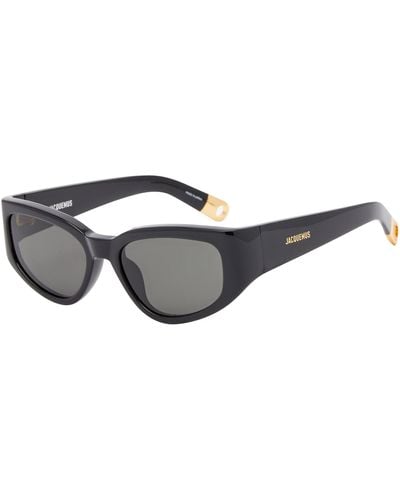 Jacquemus Ovalo Sunglasses - Black