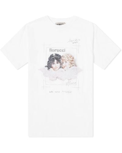 Fiorucci Angel Postcard T-Shirt - White