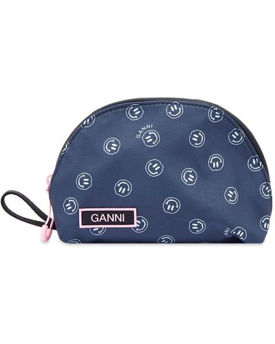 Ganni Small Vanity Bag - Blue